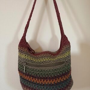 Multicolor Crochet Shoulder Bag